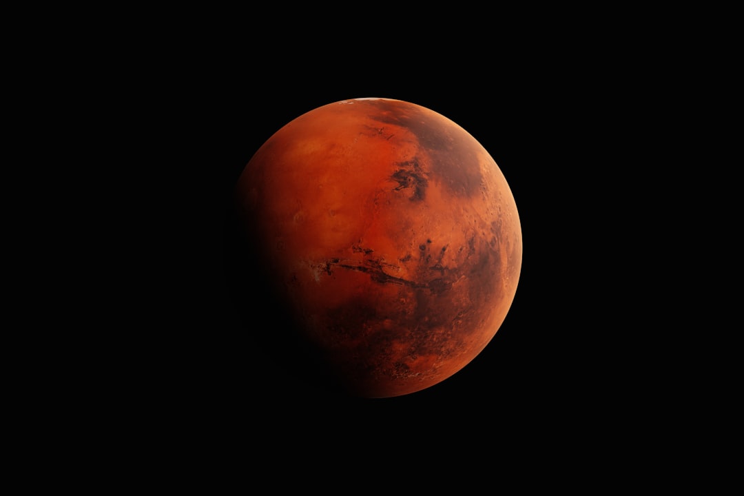 火星探査車と未来の有人基地イメージ