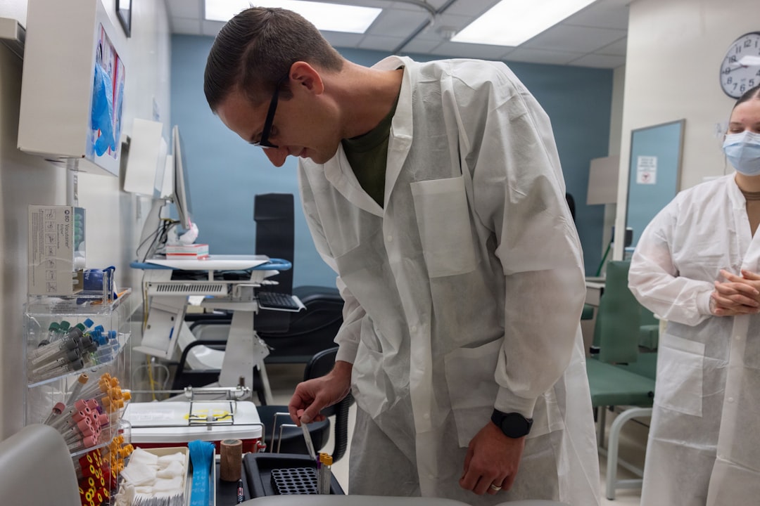 医療研究施設の様子