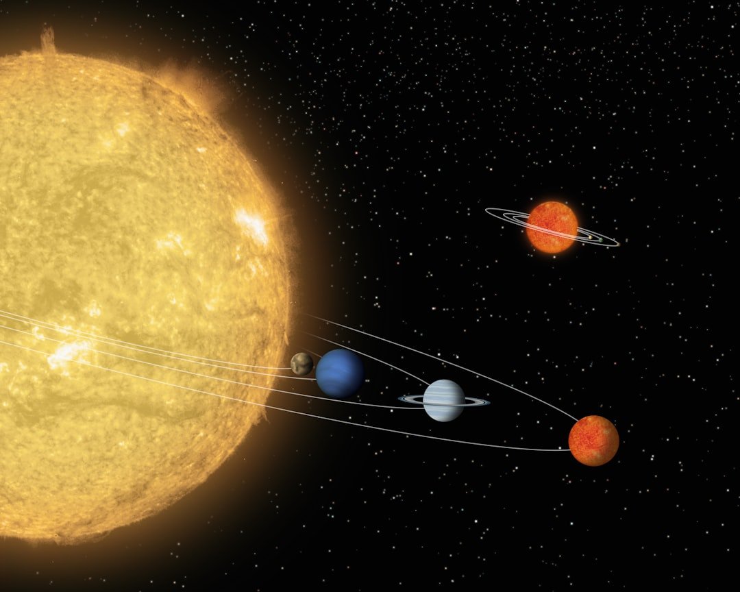 太陽系の惑星イメージ
