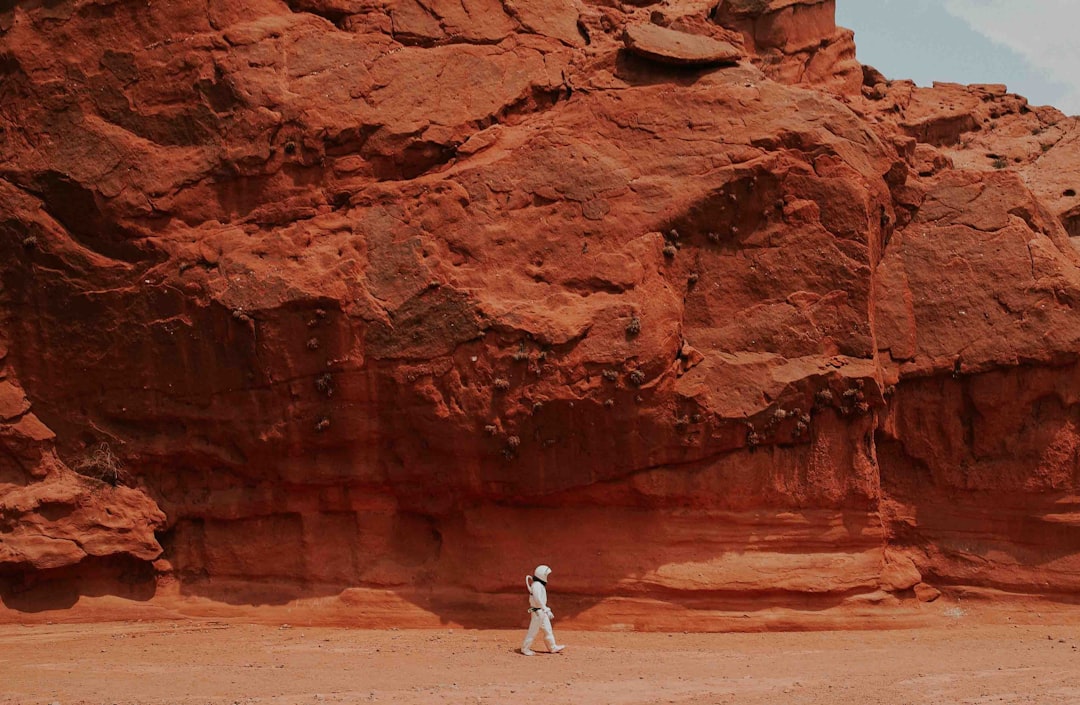 火星の地表のイメージ