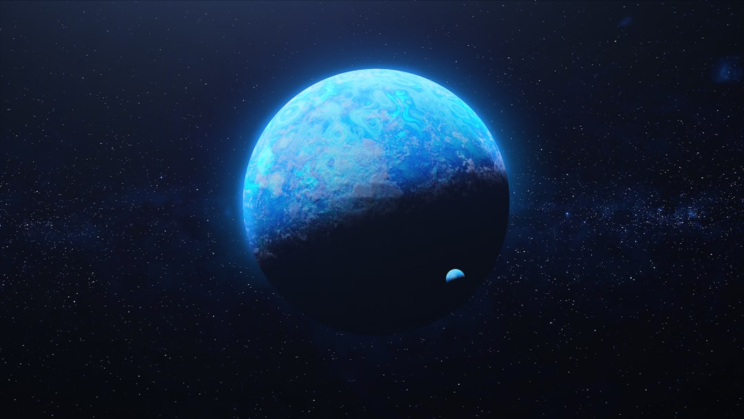 灼熱の系外惑星のイメージ