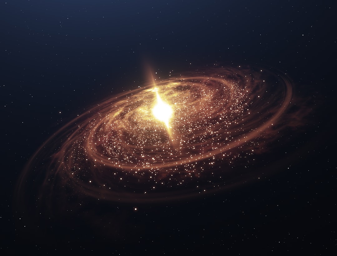 膨張する宇宙のイメージ