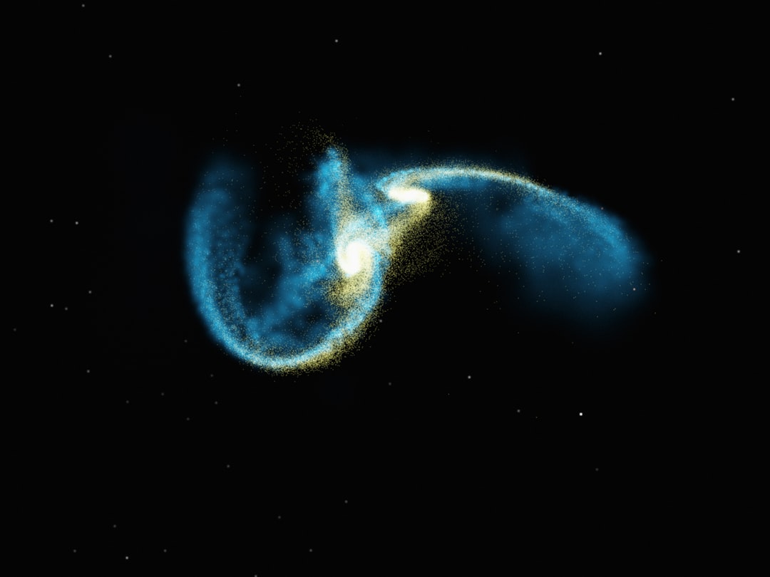 中性子星の合体イメージ