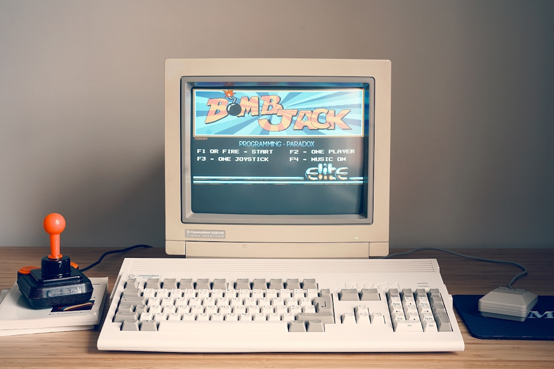 1980年代の古いコンピュータ