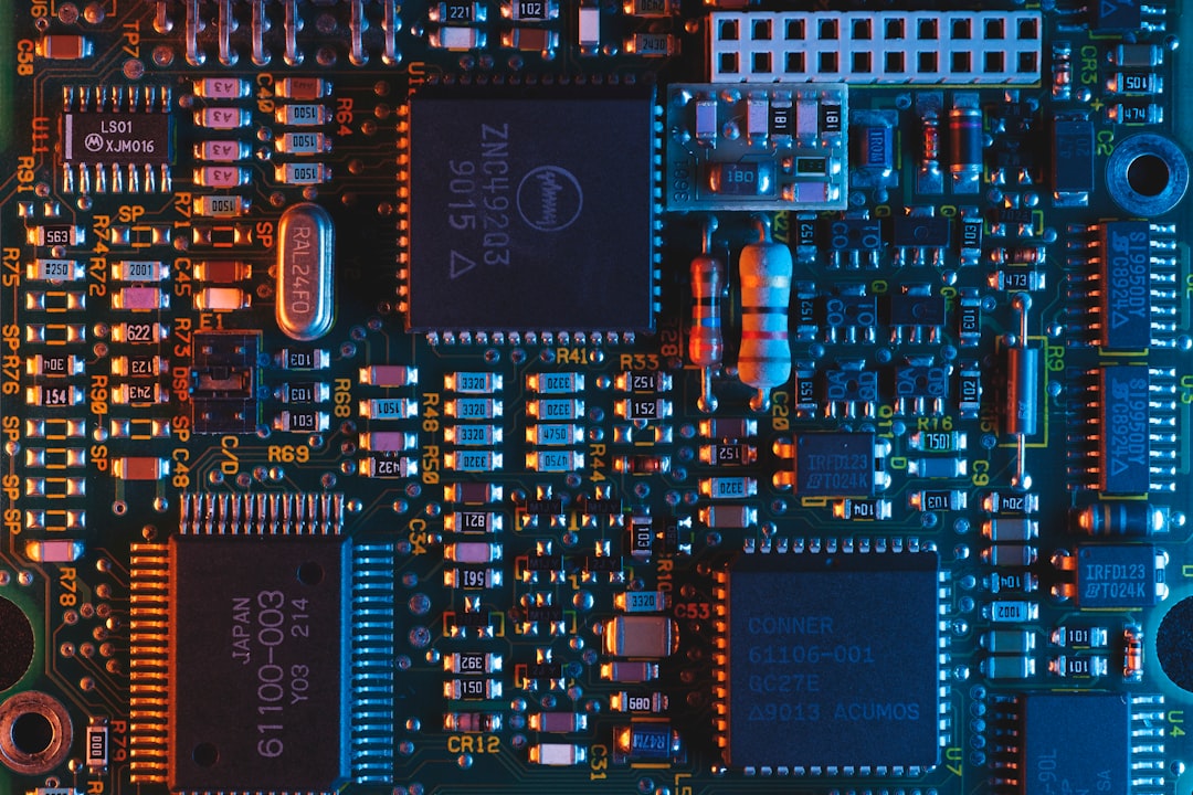 量子コンピュータのチップ