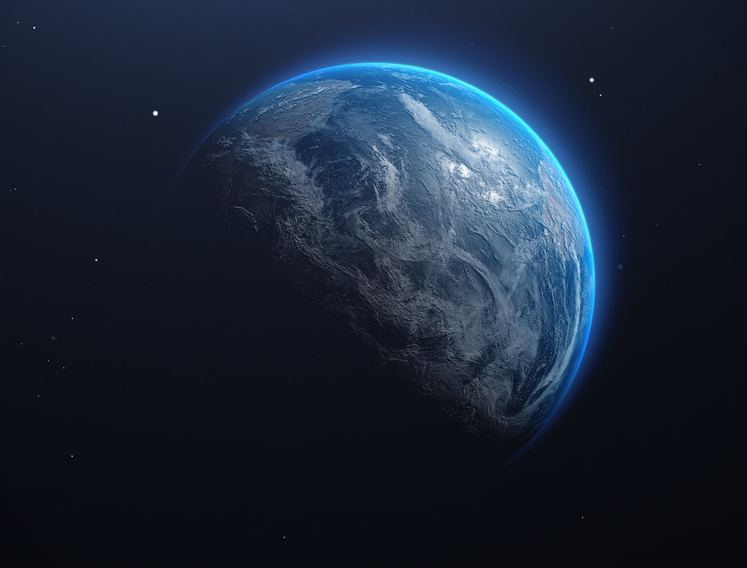 惑星の大気を表すイメージ